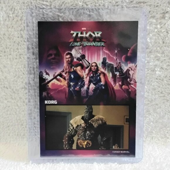 3/$25 Mint 2022 Marvel's Thor: Love and Thunder-Korg Limited Promo Card!! - Picture 2 of 2